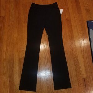 Suzy Shier NWT Black Pants Straight Leg Clasp Opening Size 0 Wear to Work